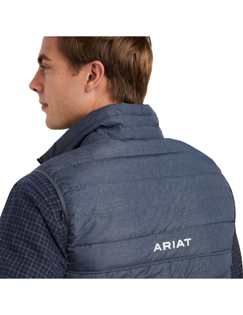 Ariat Ideal Down Vest Charcoal Heather | KWNXHA-701