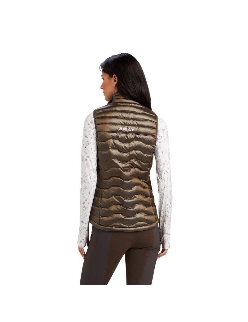 Ariat Ideal Down Vest Ir Banyan Bark | ATUPLM-326