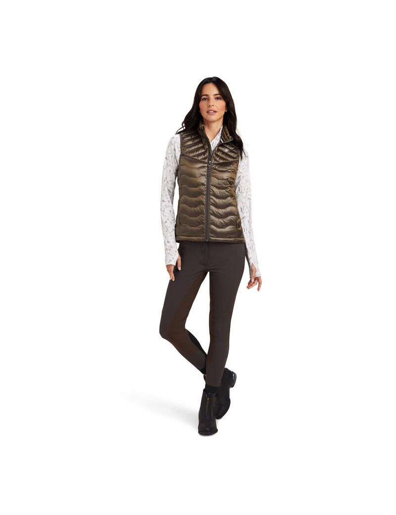 Ariat Ideal Down Vest Ir Banyan Bark | ATUPLM-326