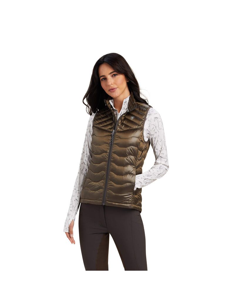 Ariat Ideal Down Vest Ir Banyan Bark | ATUPLM-326