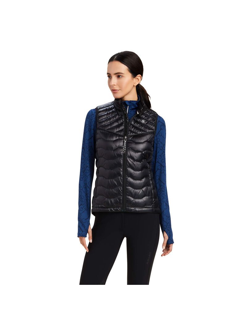 Ariat Ideal Down Vest Ir Black | PTJQYB-296