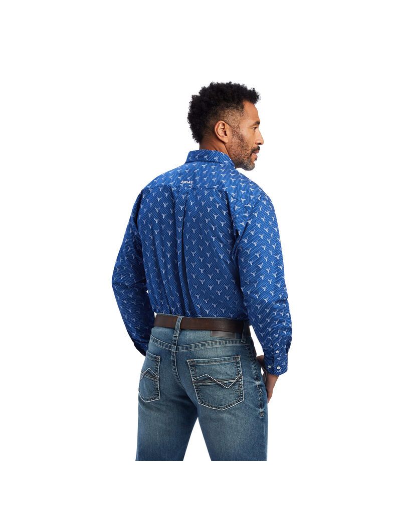 Ariat Jai Classic Fit Shirt Royal Sapphire | RCXTSO-956