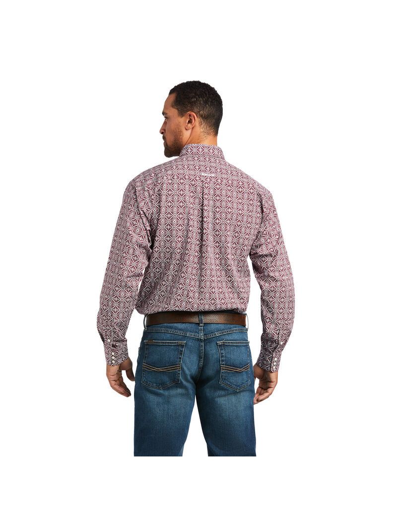 Ariat Jair Classic Fit Shirt Zinfandel | UJWXSQ-065