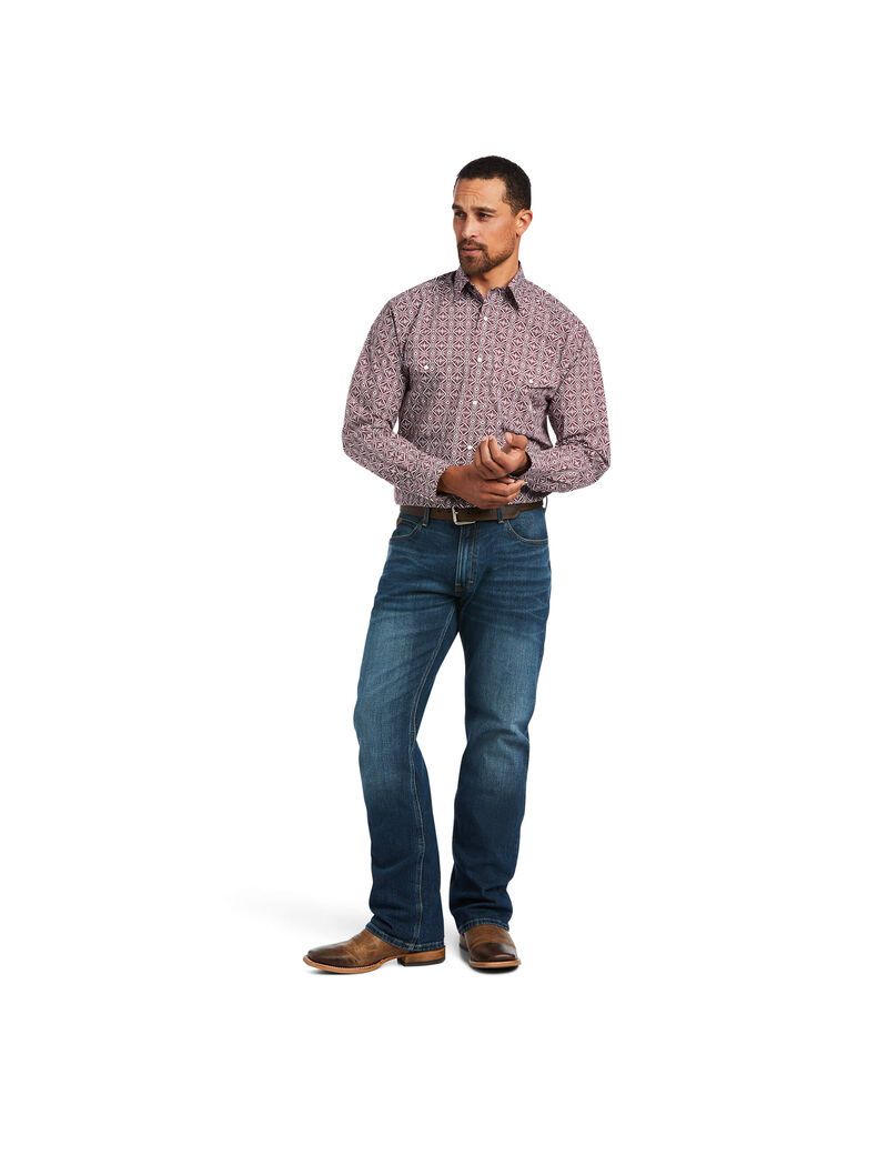 Ariat Jair Classic Fit Shirt Zinfandel | UJWXSQ-065