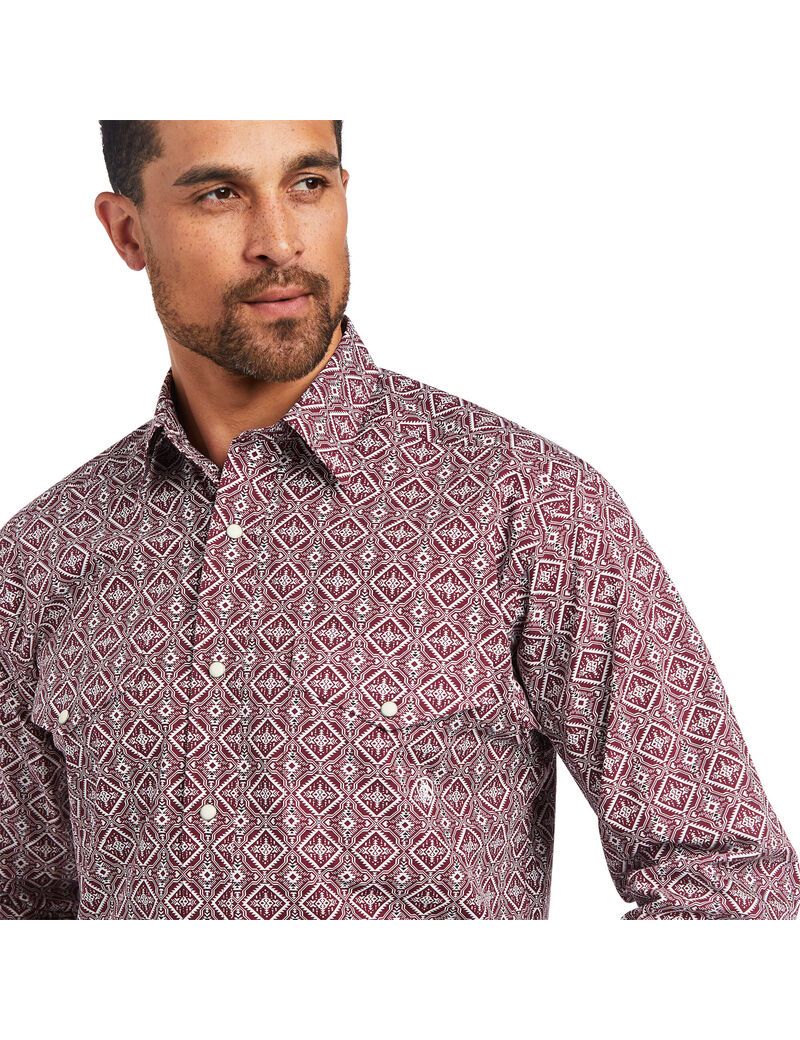 Ariat Jair Classic Fit Shirt Zinfandel | UJWXSQ-065