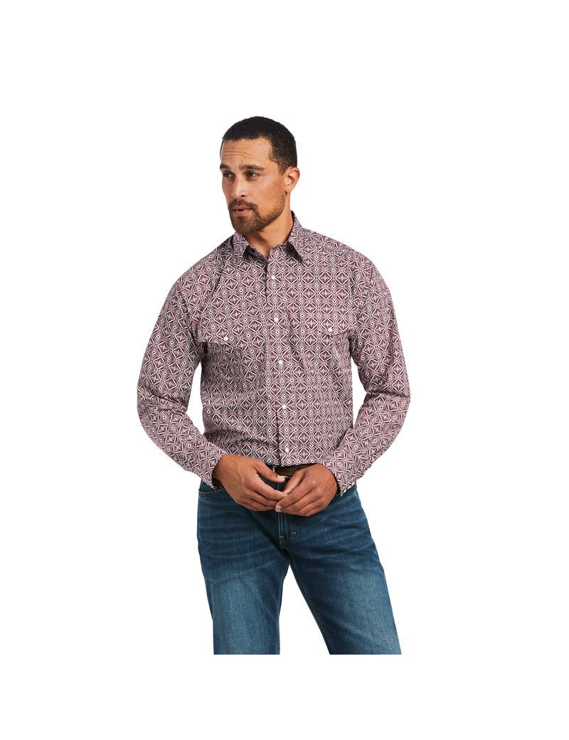 Ariat Jair Classic Fit Shirt Zinfandel | UJWXSQ-065