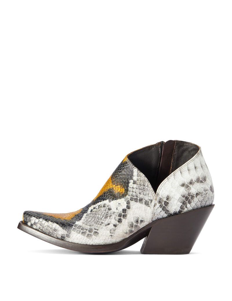 Ariat Jolene Western Boot Yellow Snake | ZVURSK-172