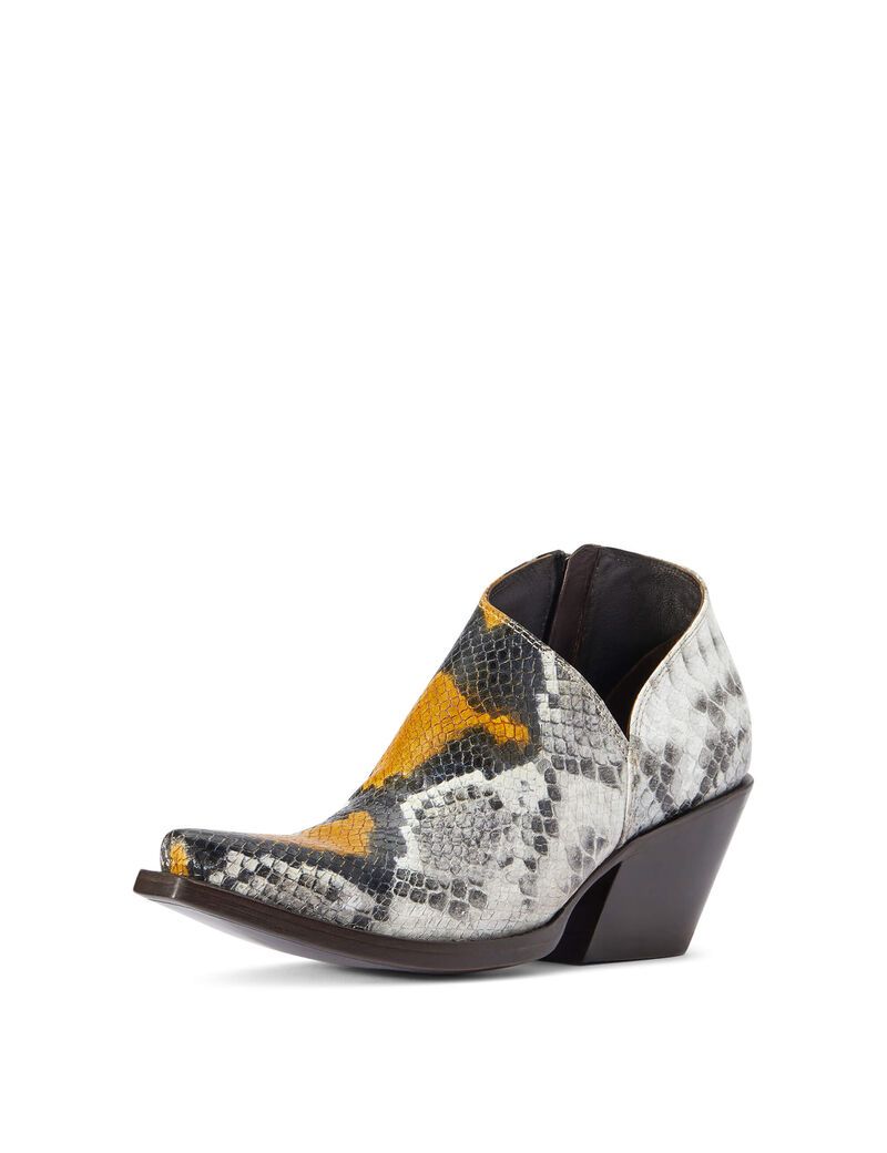 Ariat Jolene Western Boot Yellow Snake | ZVURSK-172