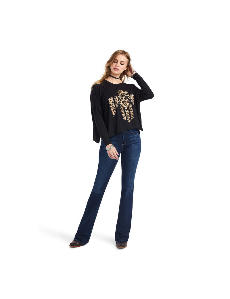 Ariat Jungle Queen Top Black | NYLDFX-927