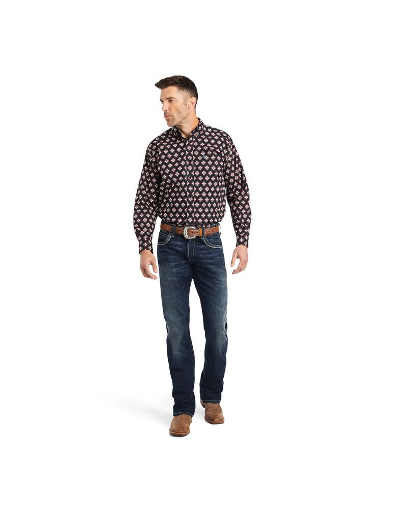 Ariat Kasey Classic Fit Shirt Black | VDYZCS-312