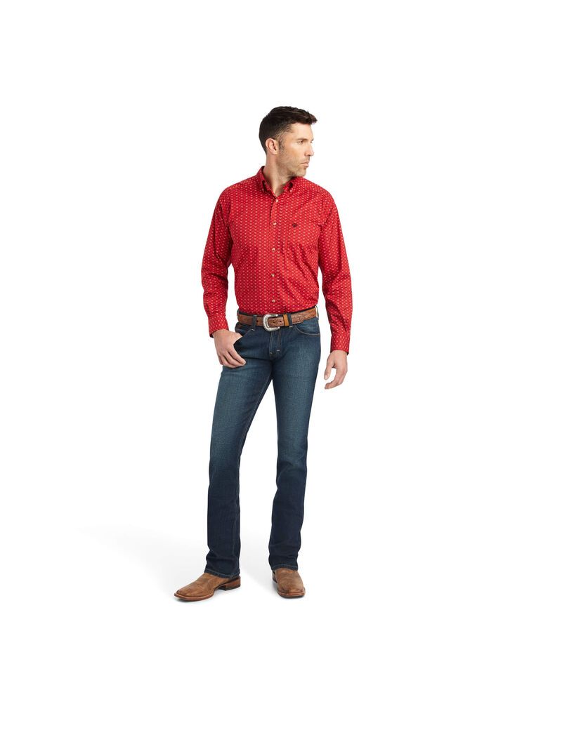 Ariat Korbin Stretch Classic Fit Shirt Samba | IYVSHA-498