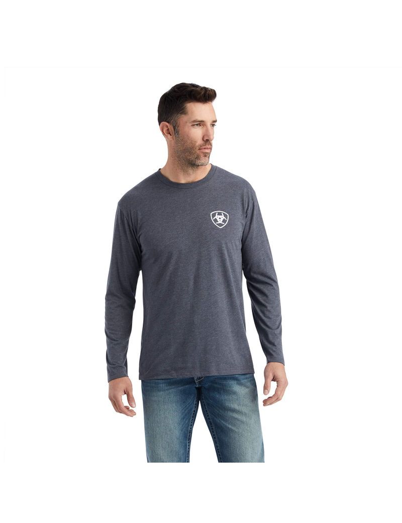 Ariat LOTF T-Shirt Titanium Heather | FZELYP-047