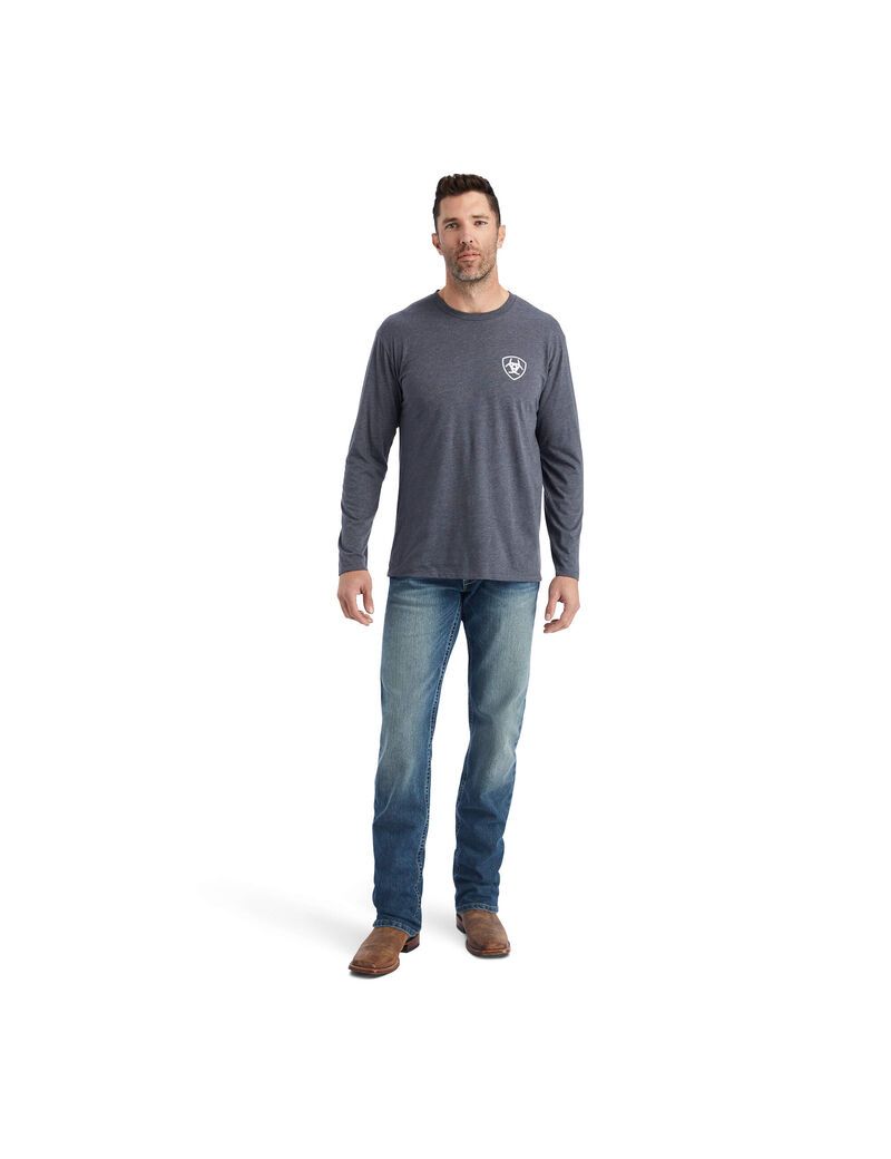 Ariat LOTF T-Shirt Titanium Heather | FZELYP-047