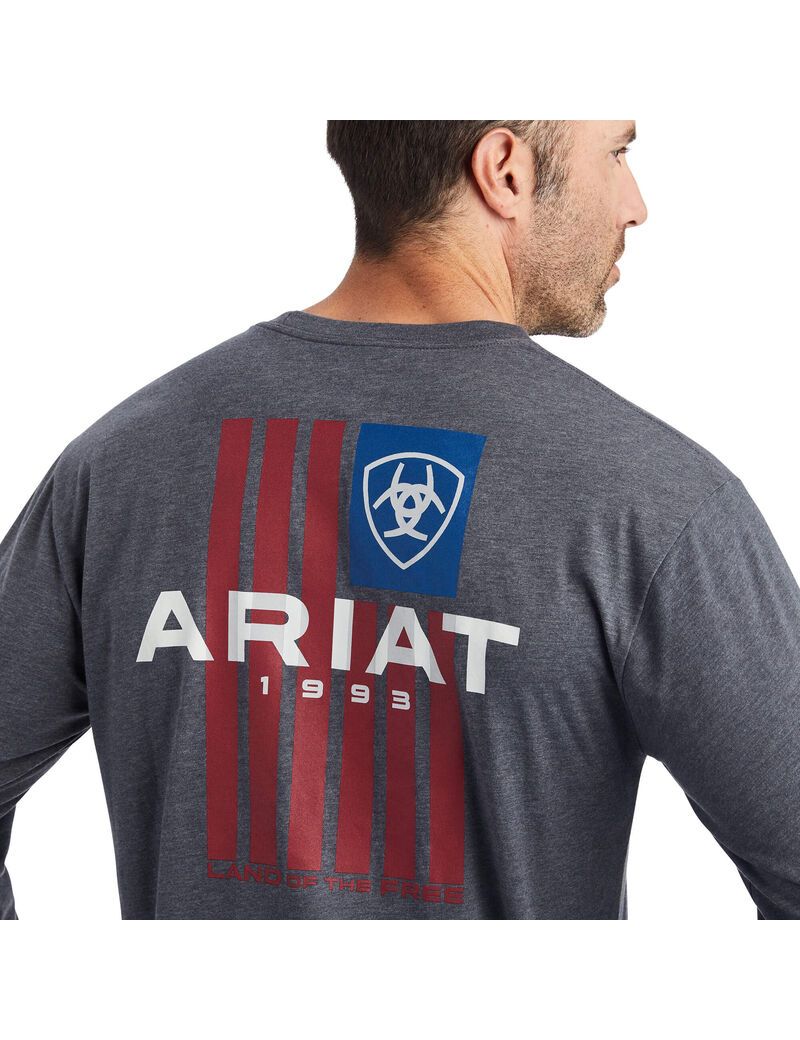 Ariat LOTF T-Shirt Titanium Heather | FZELYP-047