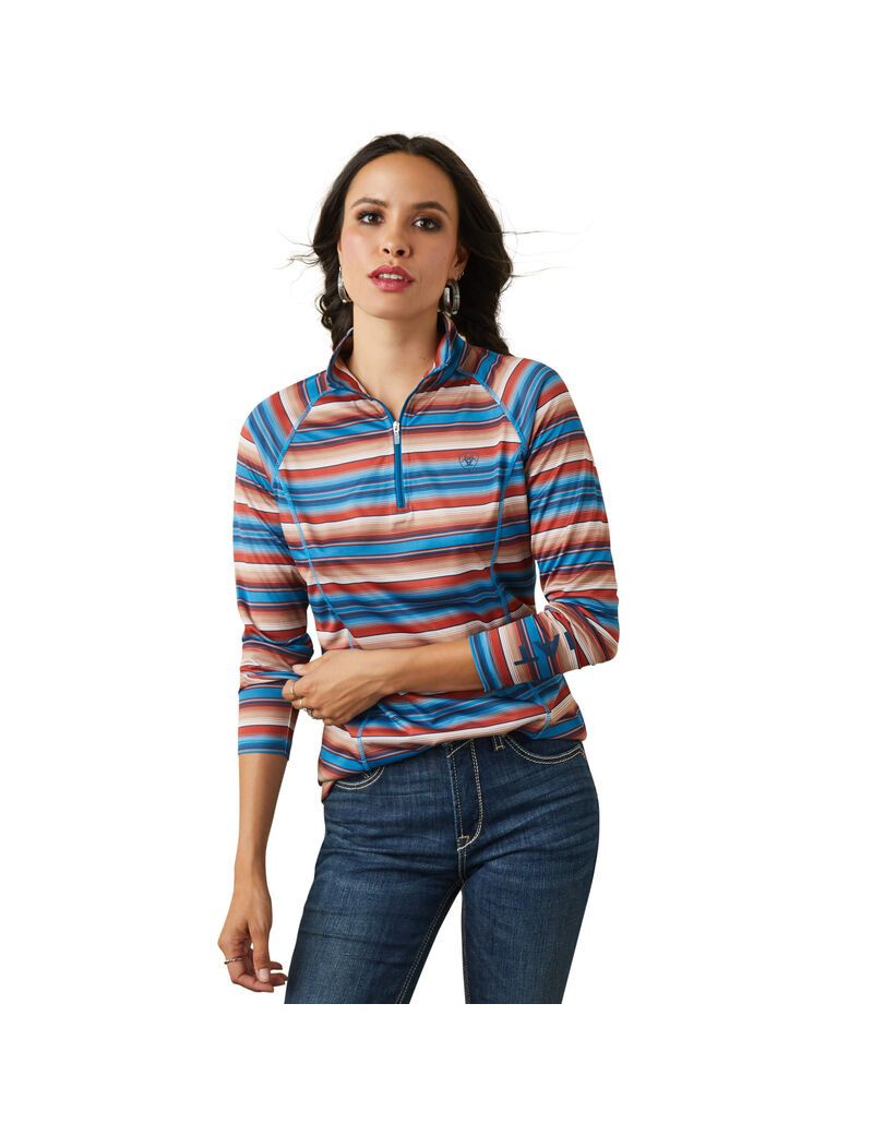 Ariat Laguna 1/4 Zip Top Horizon Serape | DPYNFW-890