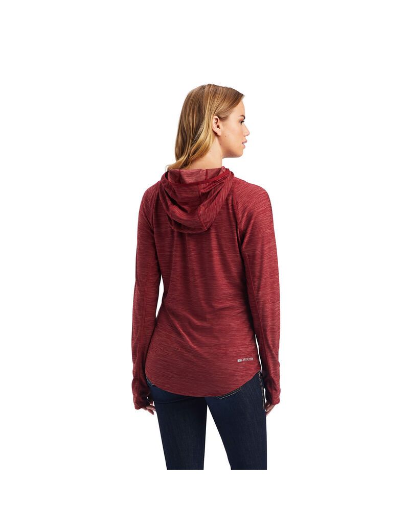 Ariat Laguna Hoodie Sun-dried Tomato | WCPTYD-951