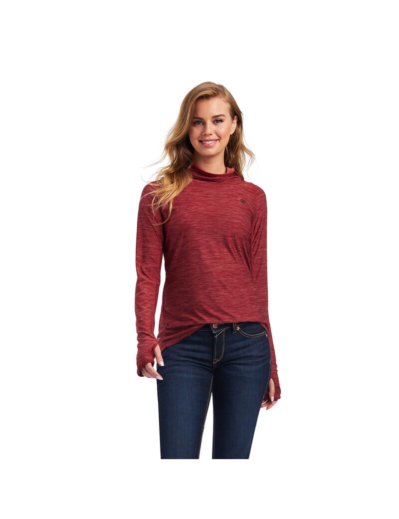 Ariat Laguna Hoodie Sun-dried Tomato | WCPTYD-951