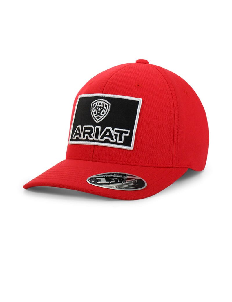 Ariat Large logo patch cap Red | YEASIZ-302