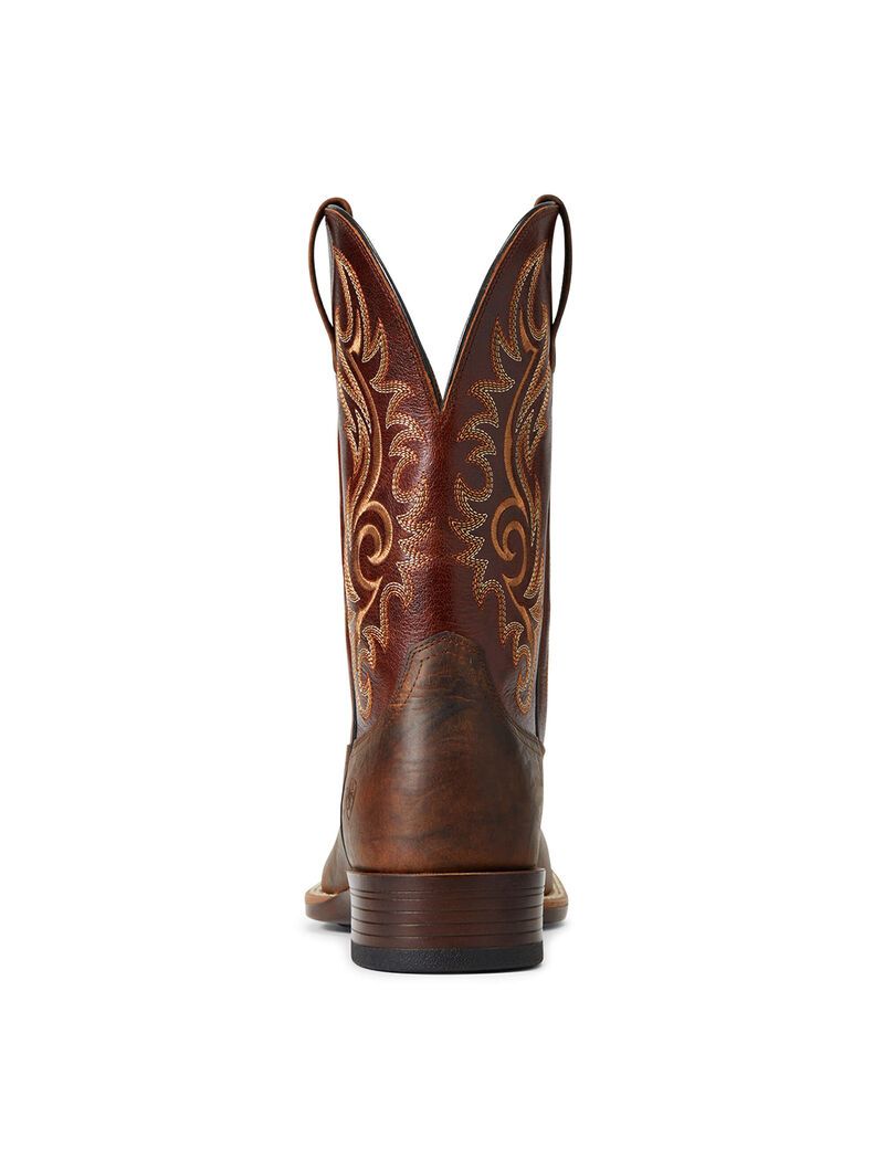 Ariat Lasco Ultra Western Boot Bar Top Brown | QONKBL-031