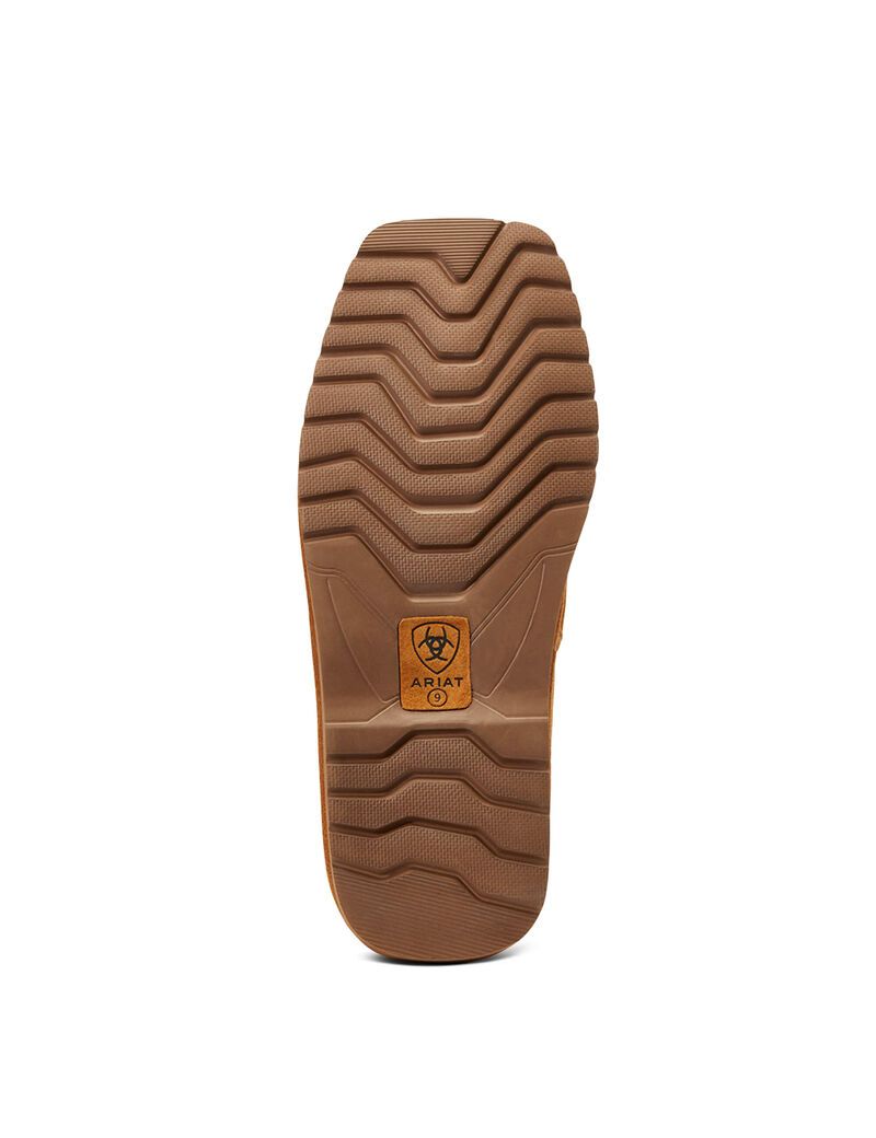 Ariat Lasso Square Toe Slipper Chestnut | OZJTUQ-230