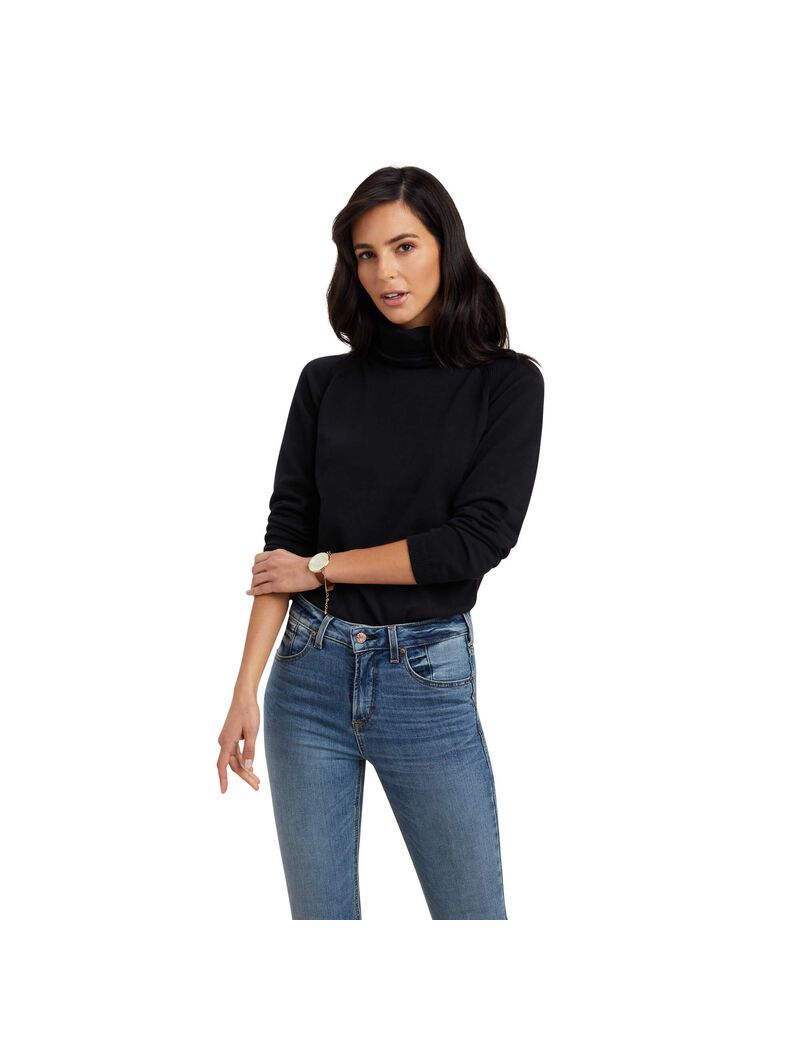 Ariat Lexi Sweater Black | HQEXOY-257