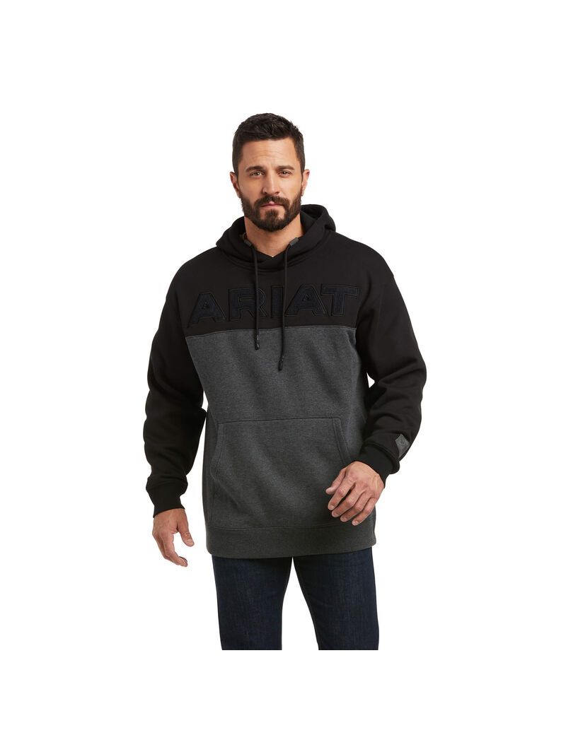 Ariat Lifted Hoodie Sweatshirt Chenille Black | OIWXMN-718