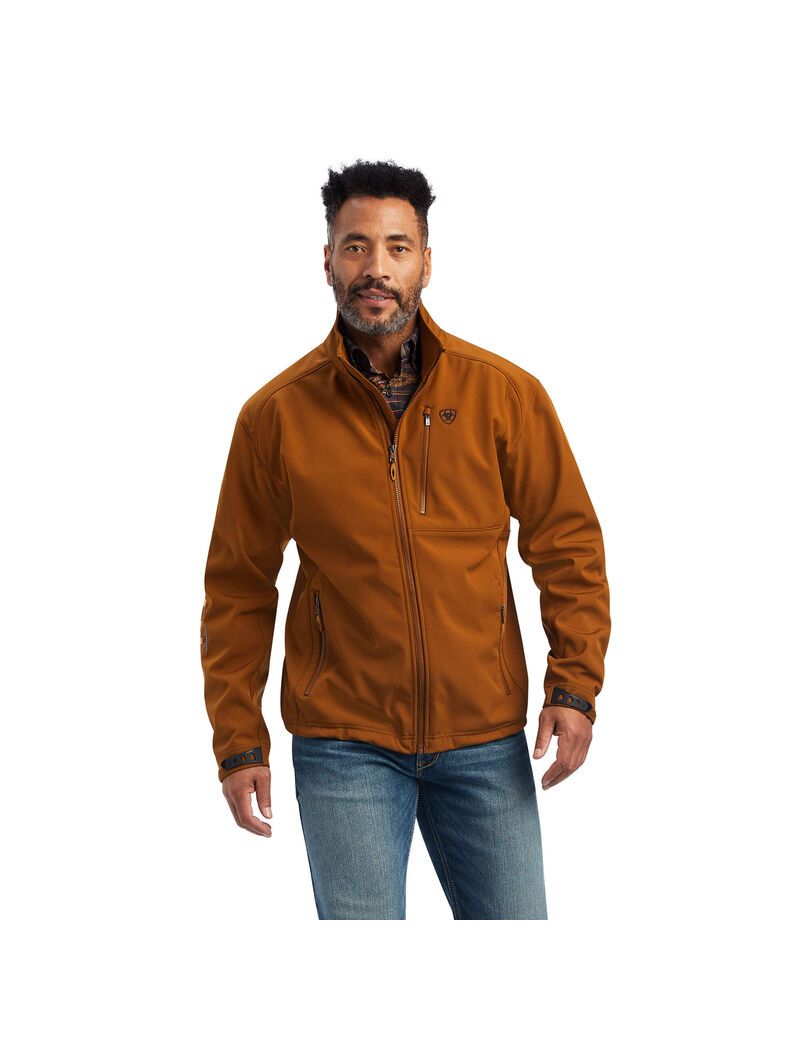 Ariat Logo 2.0 Softshell Jacket Chestnut | MVUNGH-874