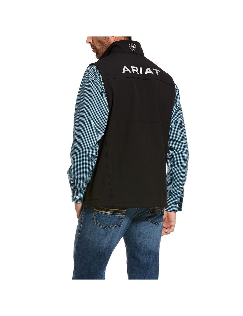 Ariat Logo 2.0 Softshell Vest Black | MXJBUQ-065