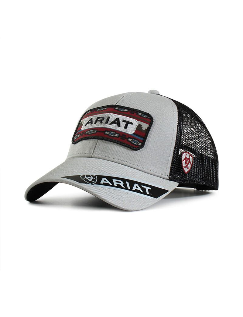 Ariat Logo patch cap gry/multi Gray | HCZDIE-360