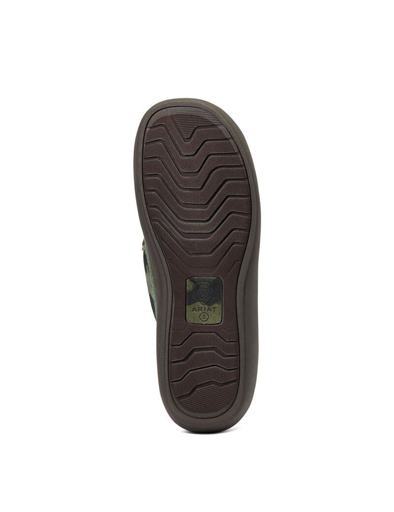 Ariat Lost Lake Moccasin Slipper Loden | ZMKRIP-491