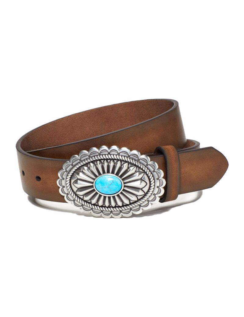 Ariat Lucinda Belt Brown | QEYIAZ-491