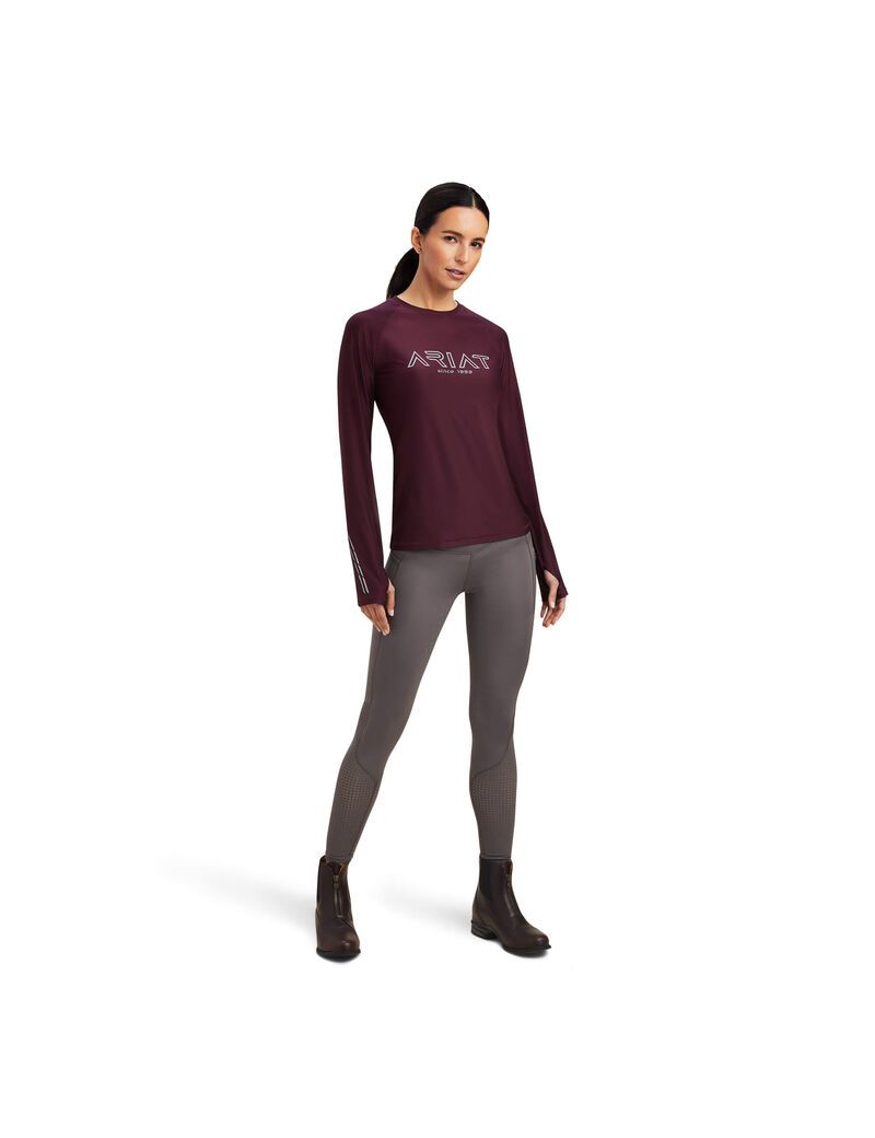 Ariat Lumina Tee Mulberry | YGVKUW-471