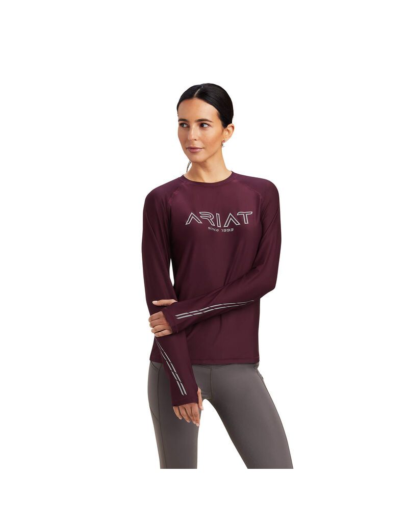 Ariat Lumina Tee Mulberry | YGVKUW-471