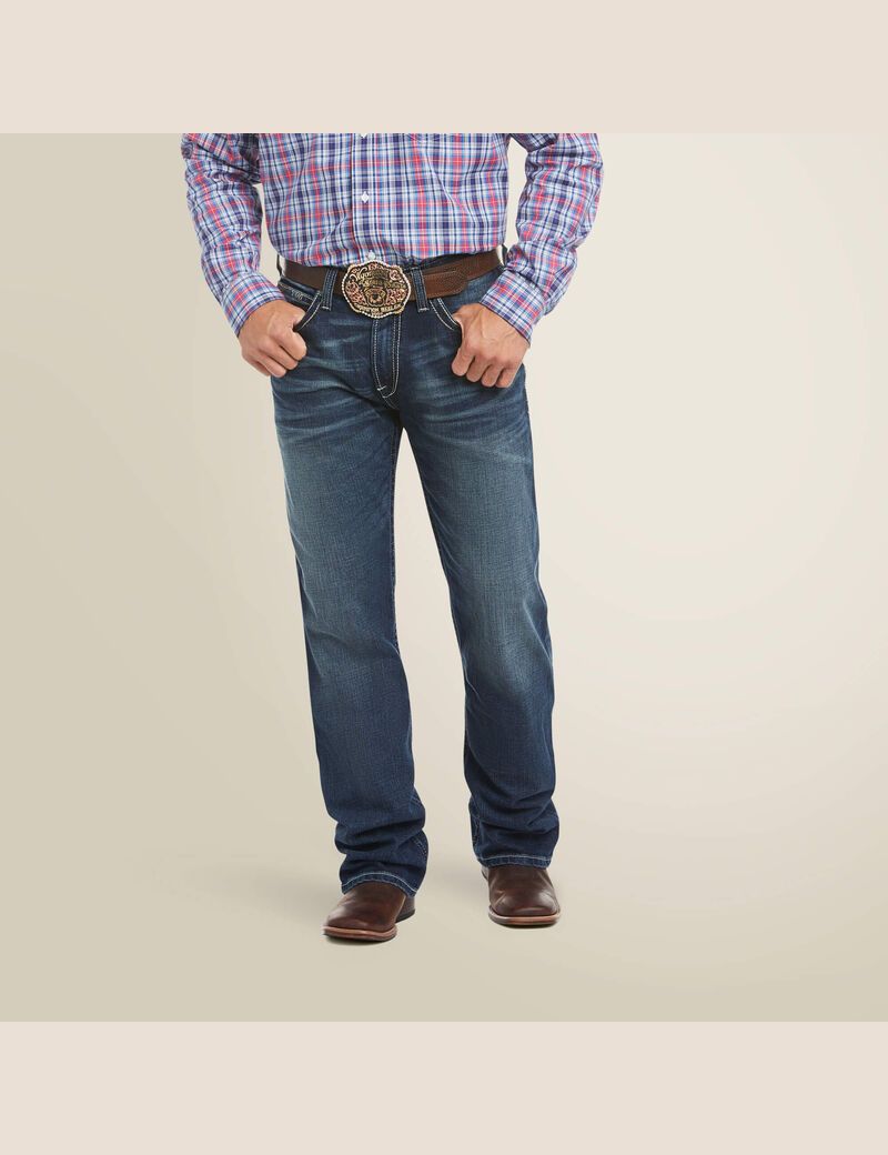 Ariat M4 Low Rise Stretch Adkins Boot Cut Jean Turnout | GHKOPD-459