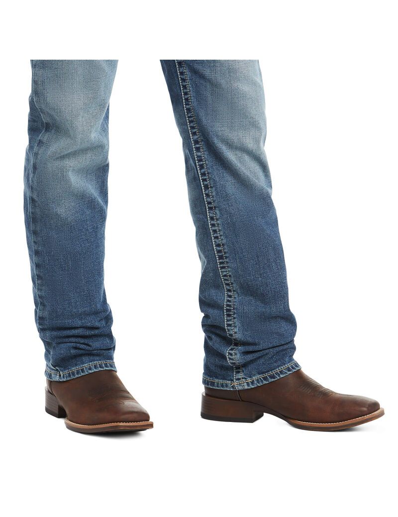 Ariat M4 Low Rise Stretch Shoreway Stackable Straight Leg Jean Dakota | YBAOVS-506