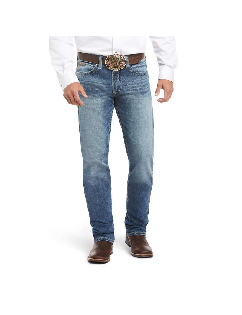 Ariat M4 Low Rise Stretch Shoreway Stackable Straight Leg Jean Dakota | YBAOVS-506