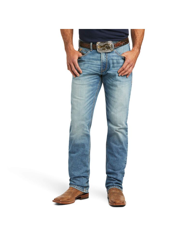 Ariat M4 Relaxed Stretch Abel Stackable Straight Leg Jean Orleans | RDNMPL-701