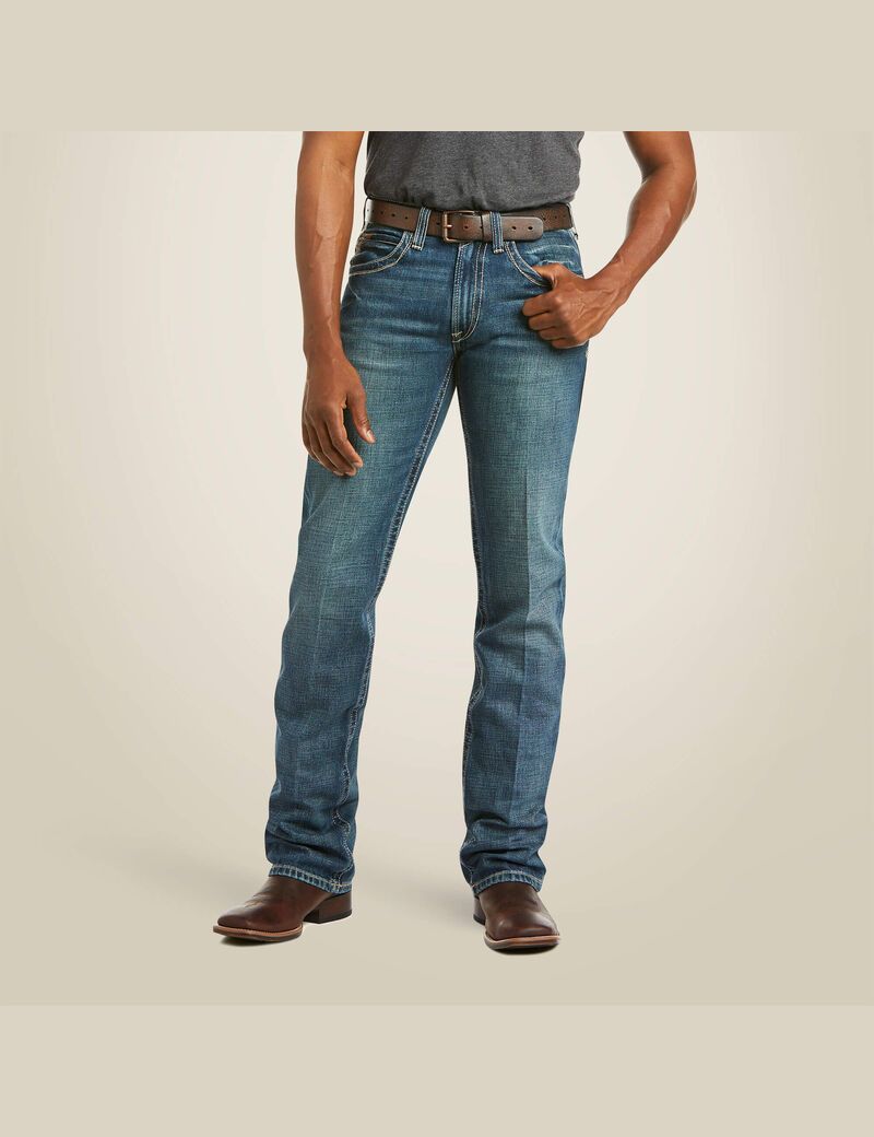 Ariat M5 Slim Boundary Stackable Straight Leg Jean Gulch | ZHGOYA-368