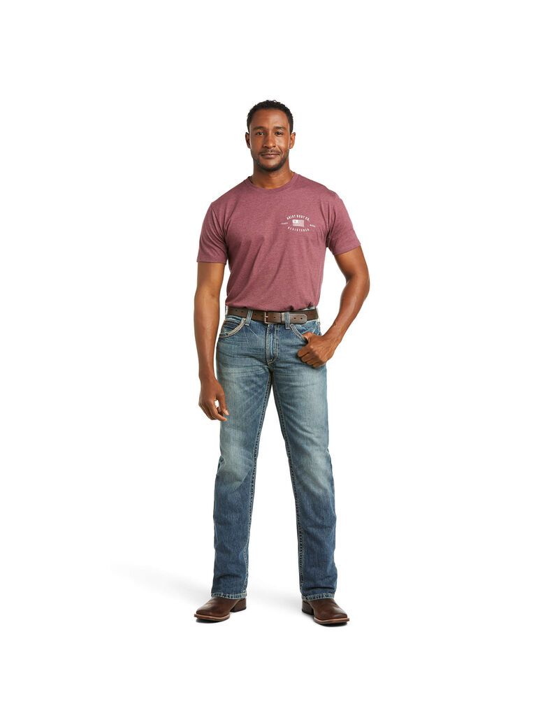 Ariat M5 Slim Gambler Stackable Straight Leg Jean Gambler | TBAECV-864