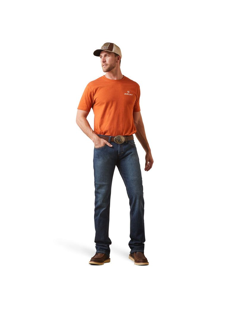 Ariat M7 Rocker Stretch Legacy Stackable Straight Leg Jean Fremont | YCFMXK-290