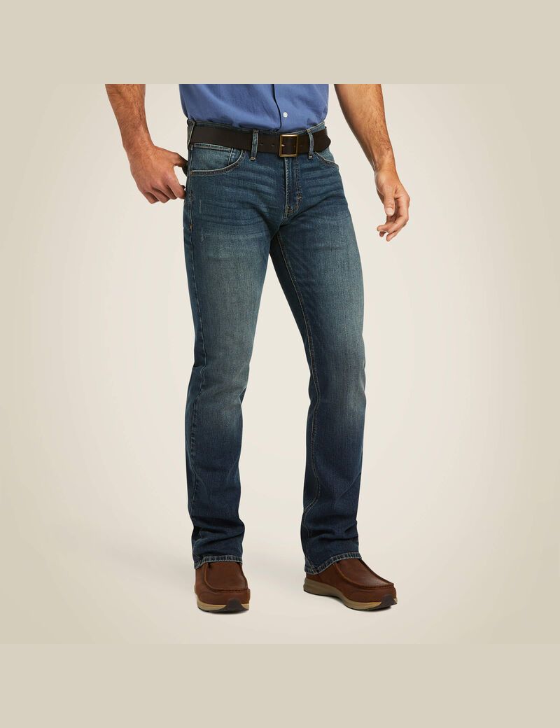 Ariat M7 Slim Premium Straight Jean Asmu Blue Lake | NTYHLV-524