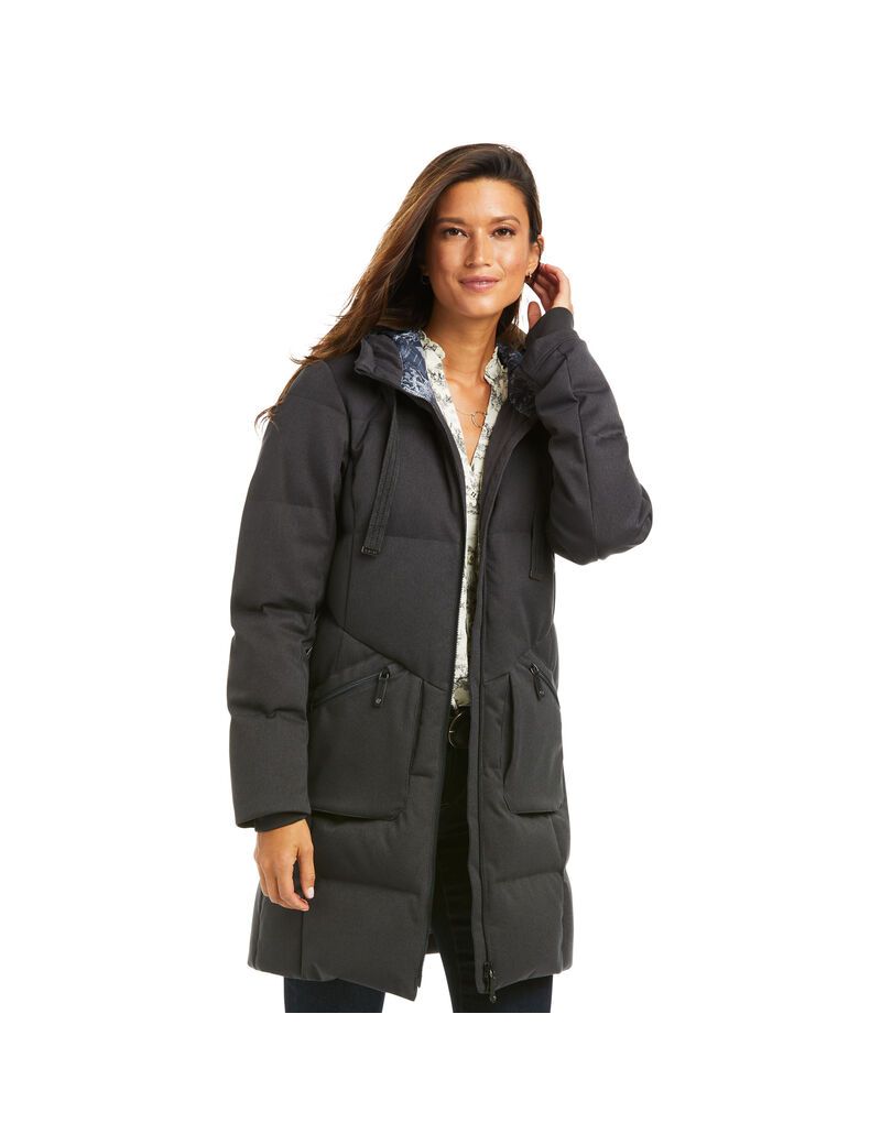 Ariat Menlo Down Jacket Charcoal | AVGEWI-957