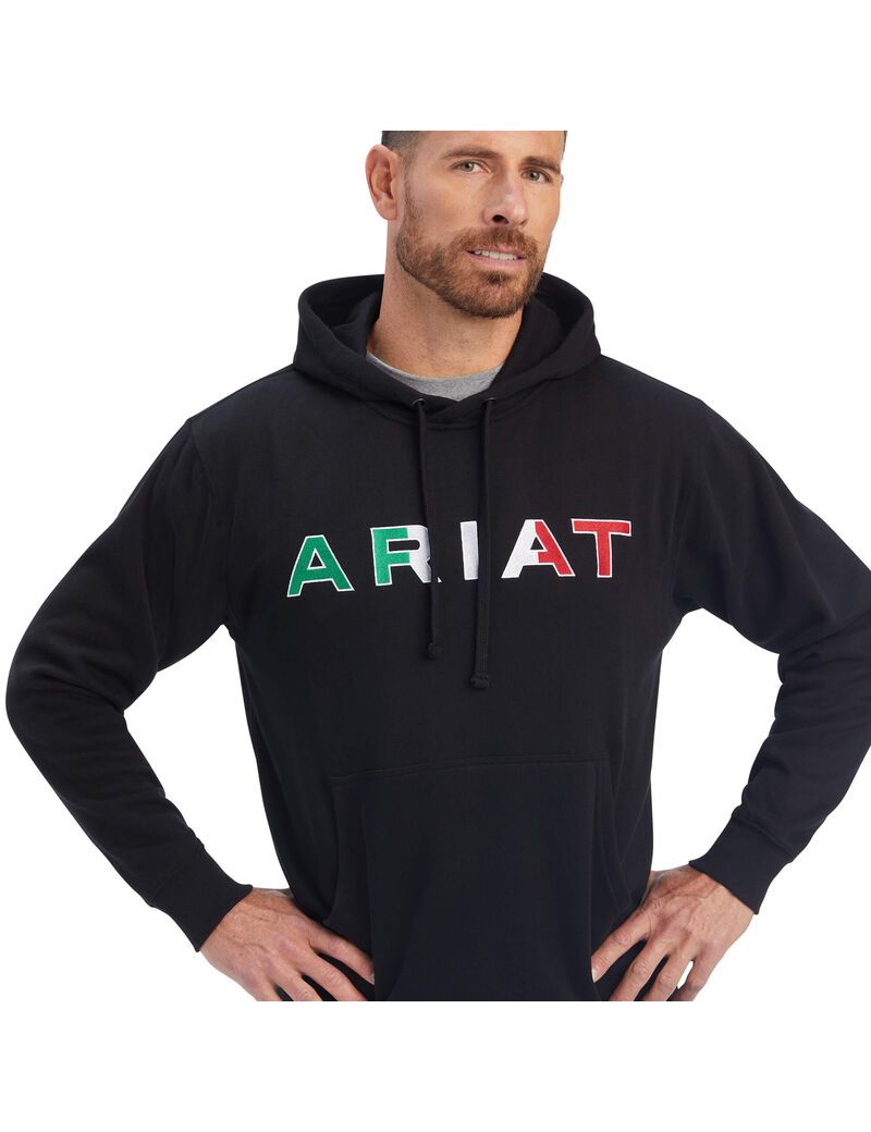 Ariat Mexico Hoodie Black | PLAYVZ-801