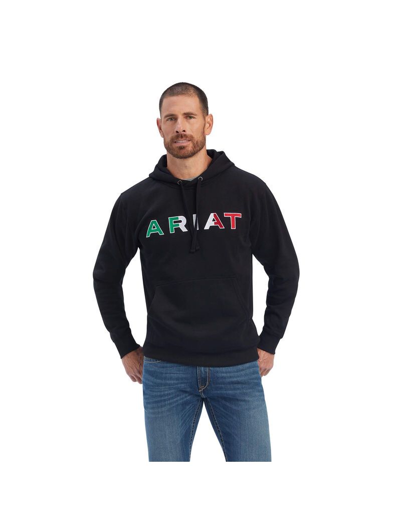 Ariat Mexico Hoodie Black | PLAYVZ-801