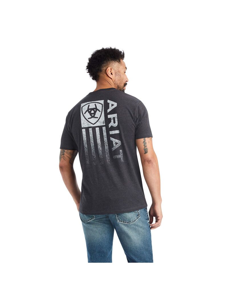 Ariat Minimalist T-Shirt Charcoal Heather | JBFZDA-189