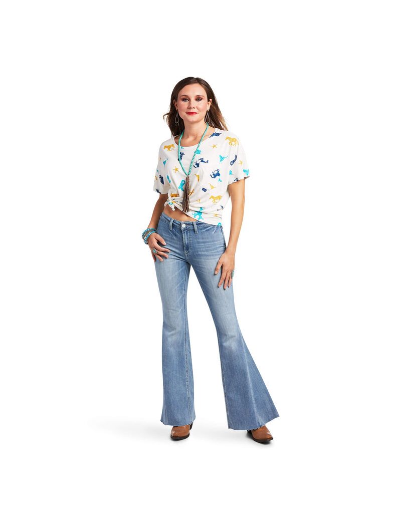 Ariat Mojave Tee Multi Print | ZODFVK-732