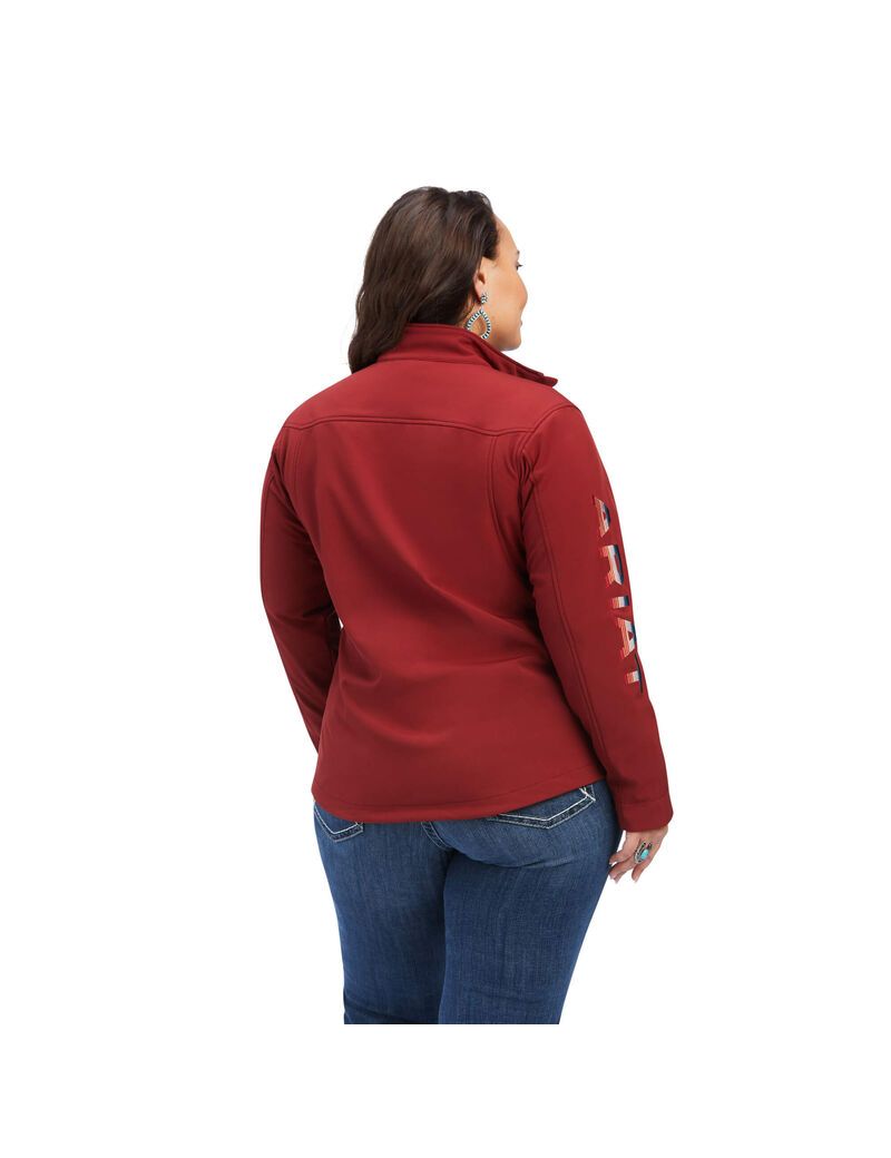 Ariat New Team Softshell Jacket Rouge Red/Celestial Serape | LYJHVQ-765