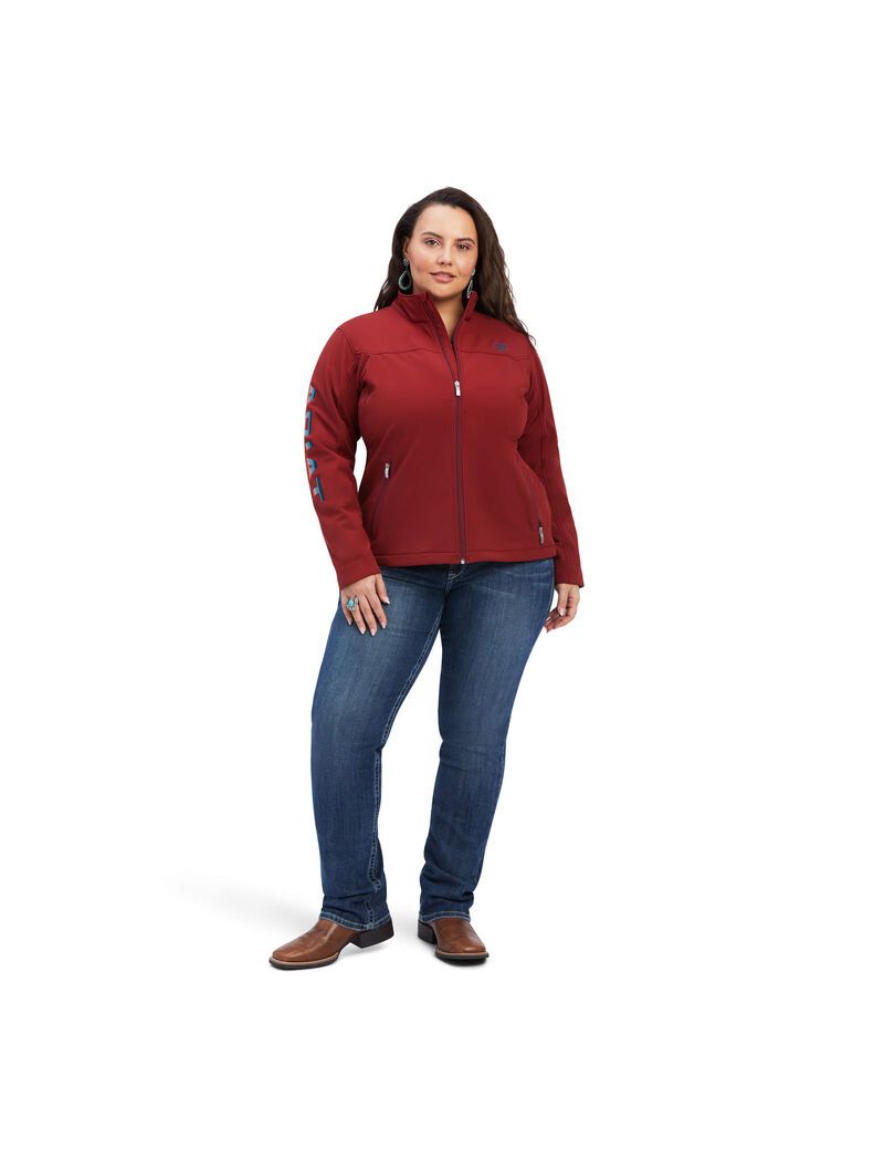 Ariat New Team Softshell Jacket Rouge Red/Celestial Serape | LYJHVQ-765