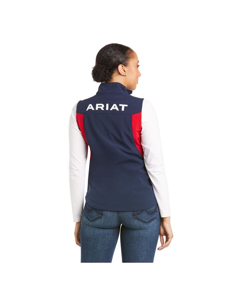 Ariat New Team Softshell Vest Navy | UNFAHZ-780