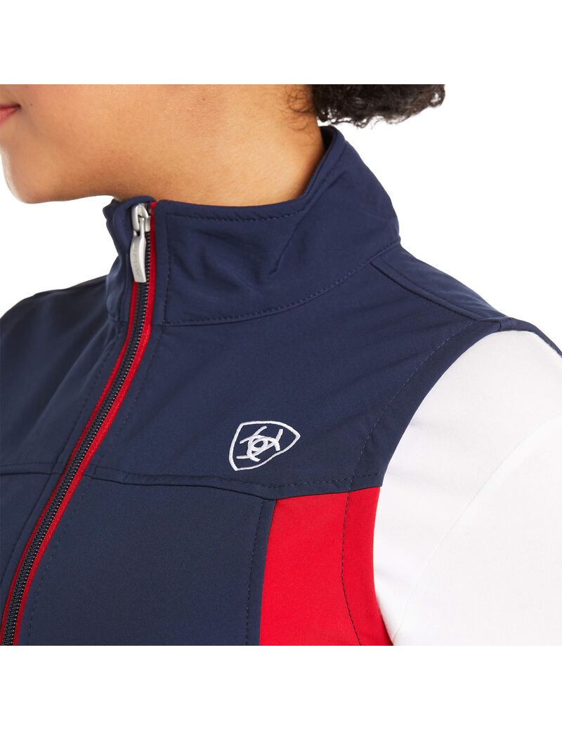 Ariat New Team Softshell Vest Navy | UNFAHZ-780